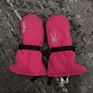 Spyder Fuchsia Waterproof Mittens